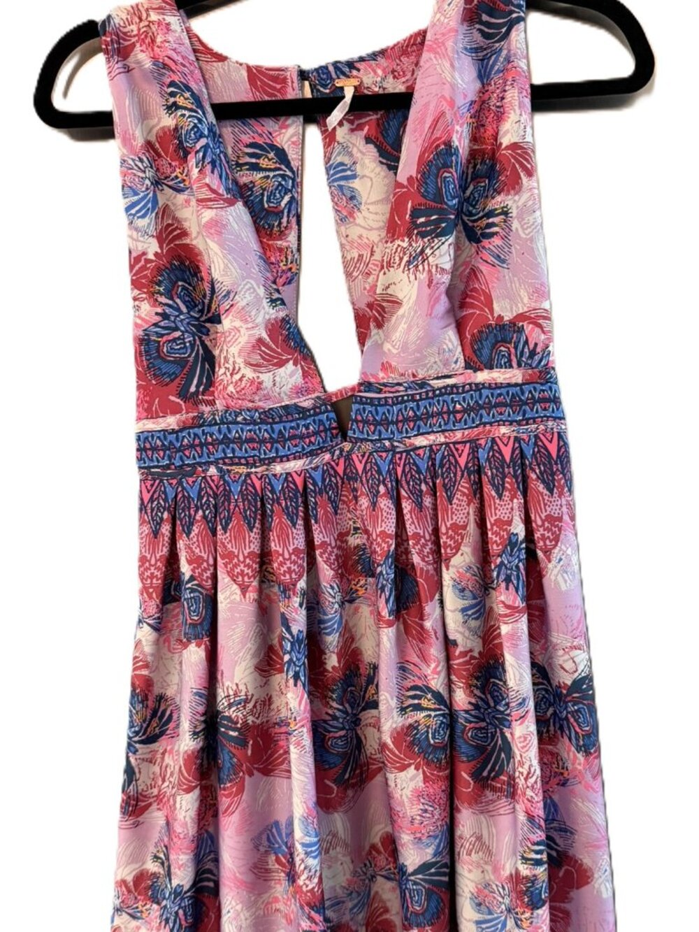 Free People Purple Backless Satin Slip Dress Size L